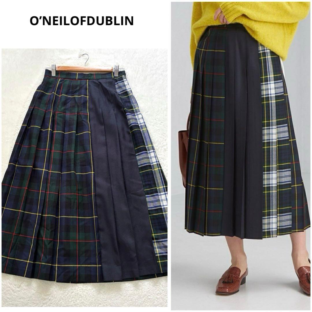 オニールオブダブリンプリーツスカート ユナイテッドアローズグリーンレーベル別注