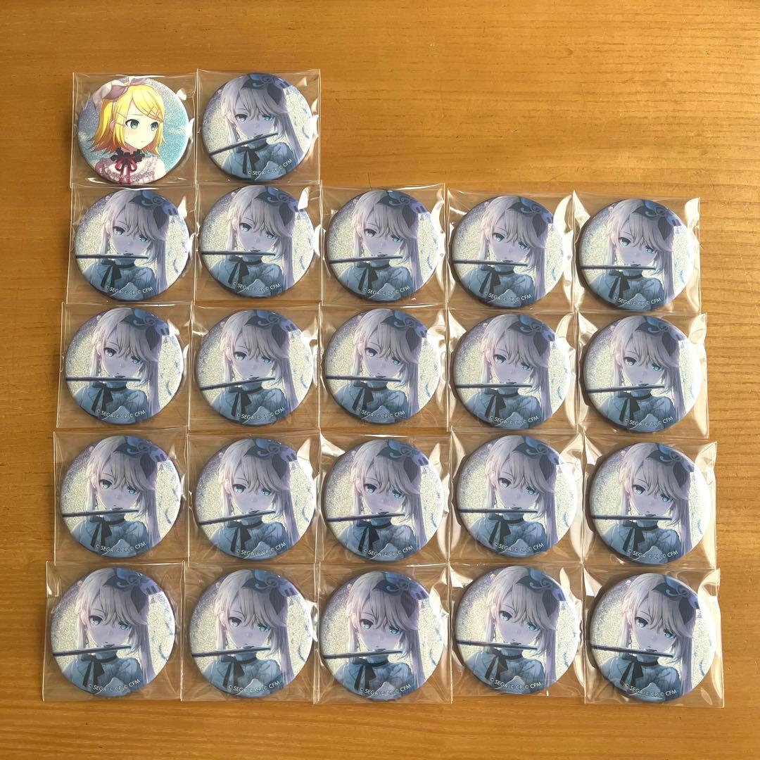 プロセカ グリッター缶バッジ 36A 35A 鏡音リン - メルカリ