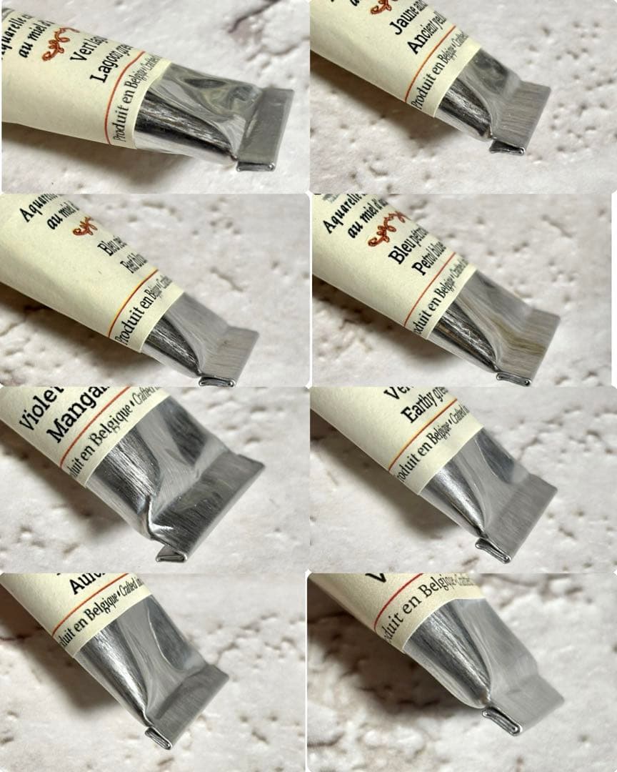 透明水彩チューブ、ハーフパン等 バラ売りOk 中古品 透明水彩チューブ