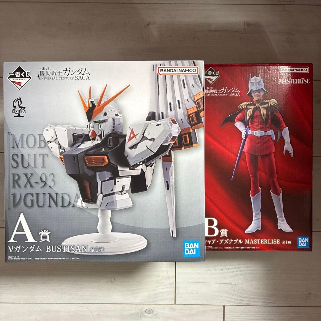 一番くじ 機動戦士ガンダム A賞 νガンダム B賞 シャア フィギュア