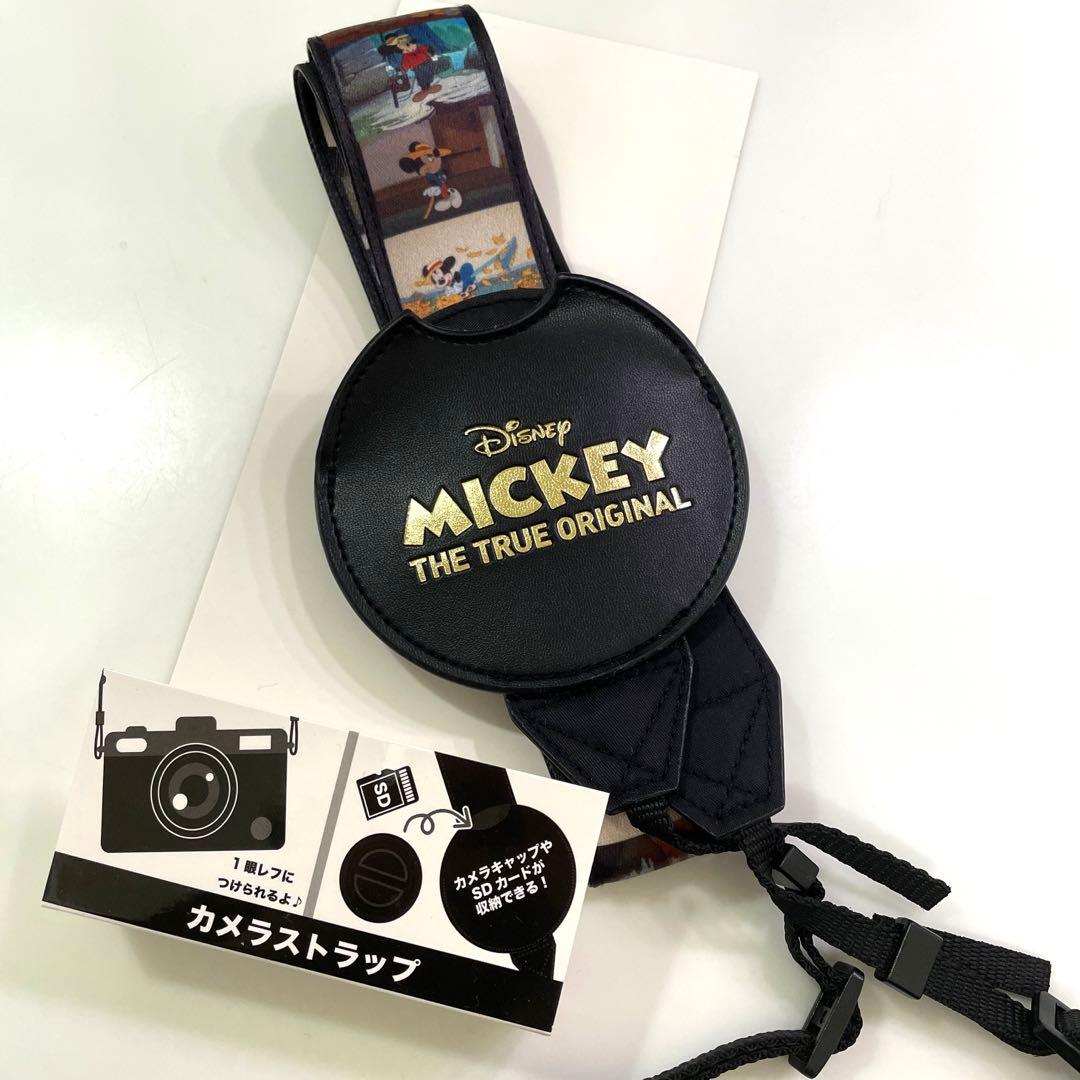 ミッキーマウス 90周年 カメラストラップ ディズニーストア - メルカリ