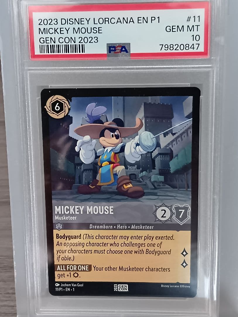 MICKEY MOUSE gencon プロモ psa10 【ロルカナ】