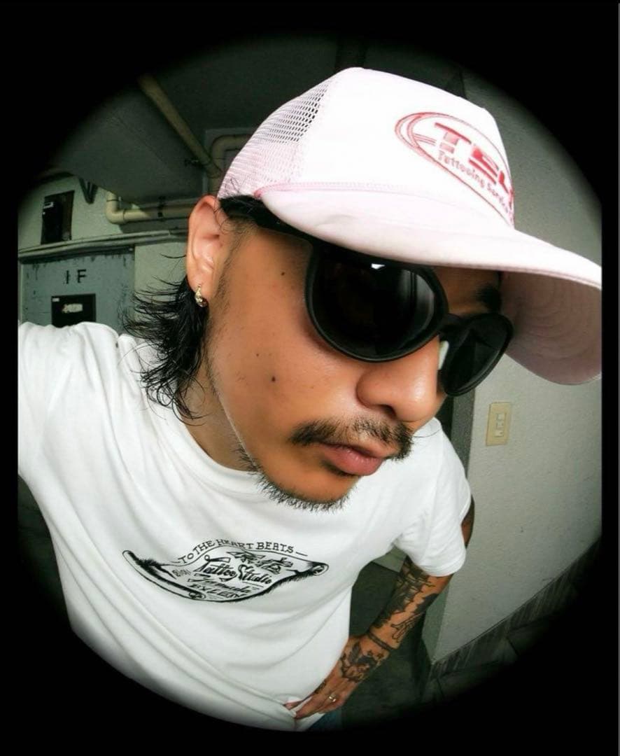 タトゥースタジオヤマダ キャップ TSY MESH CAP PINK 山田レン - メルカリ