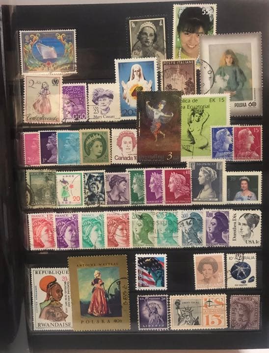 世界の使用済切手アルバム②