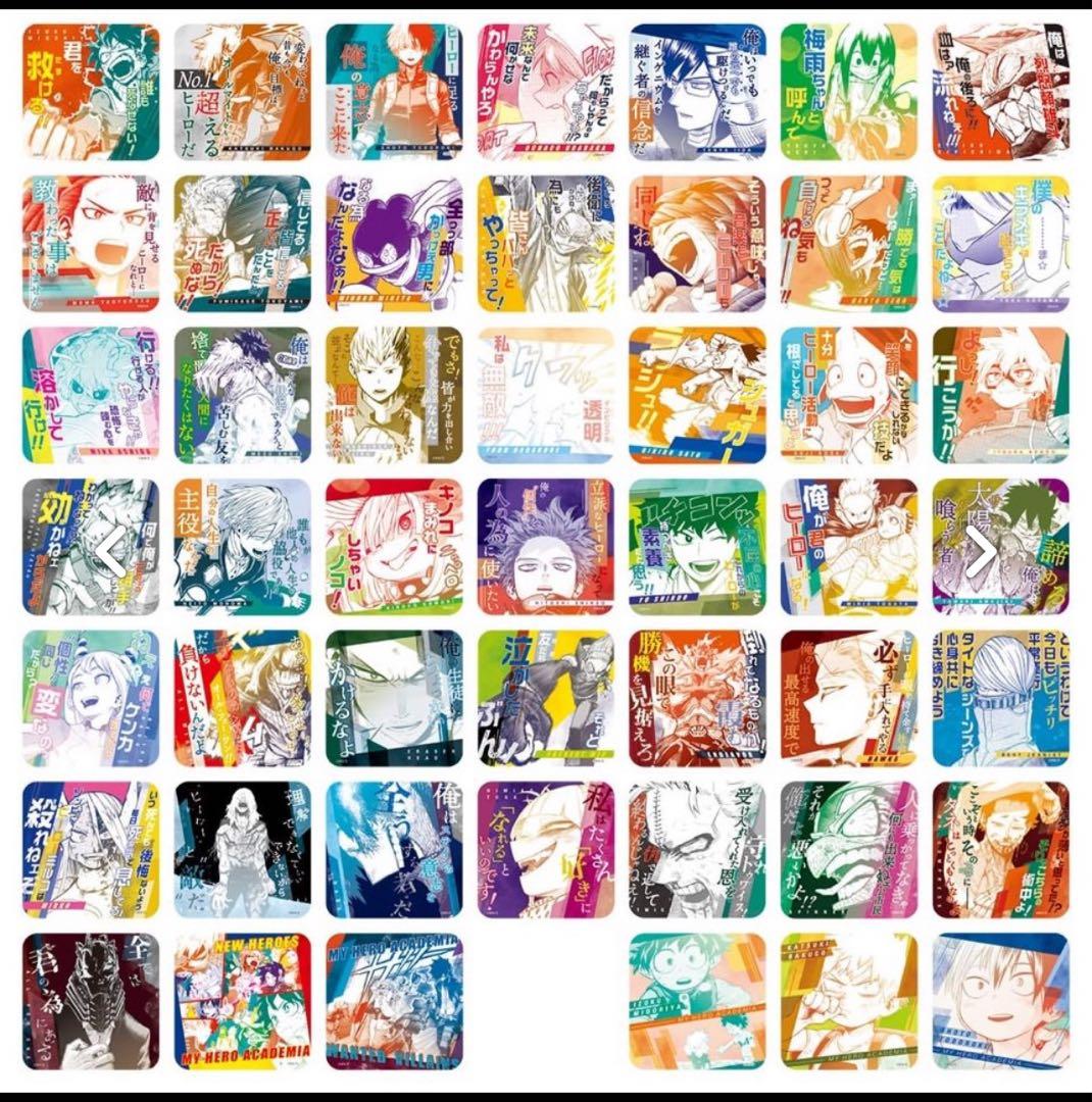 ヒロアカ展　コースター　全種セット（BOX特典有）