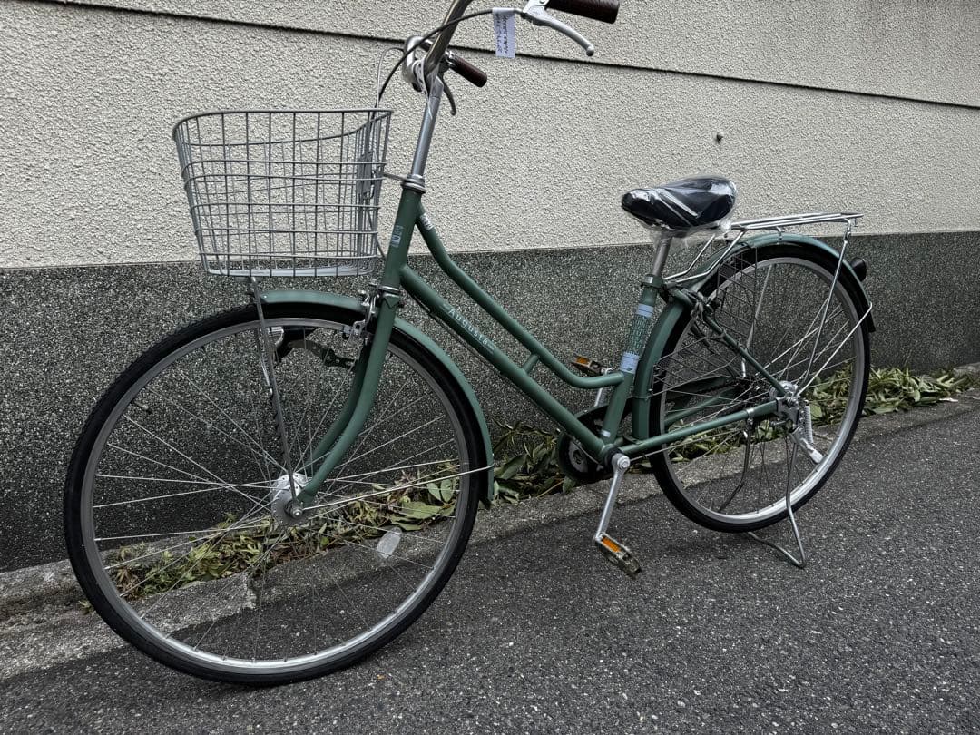 373番　全車両格安販売‼️ 27インチ オートライト　ママチャリ　シティサイクル