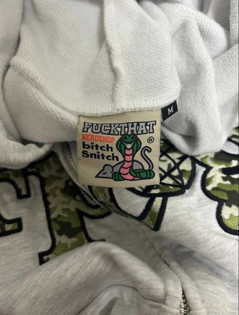 fpagジップパーカー greenyとfuckthatnerdshopコラボ商品 - メルカリ