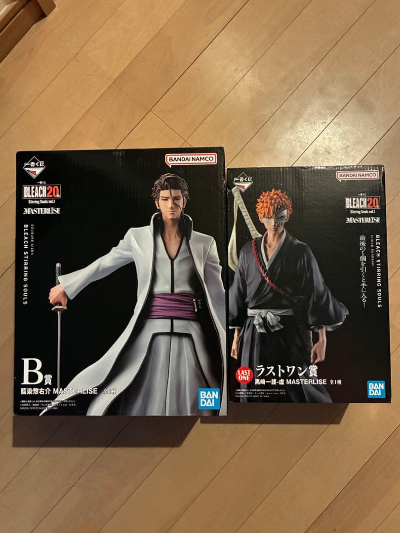 BLEACH フィギュアセット　1番くじ　B賞藍染惣右介&ラストワン賞黒崎一護