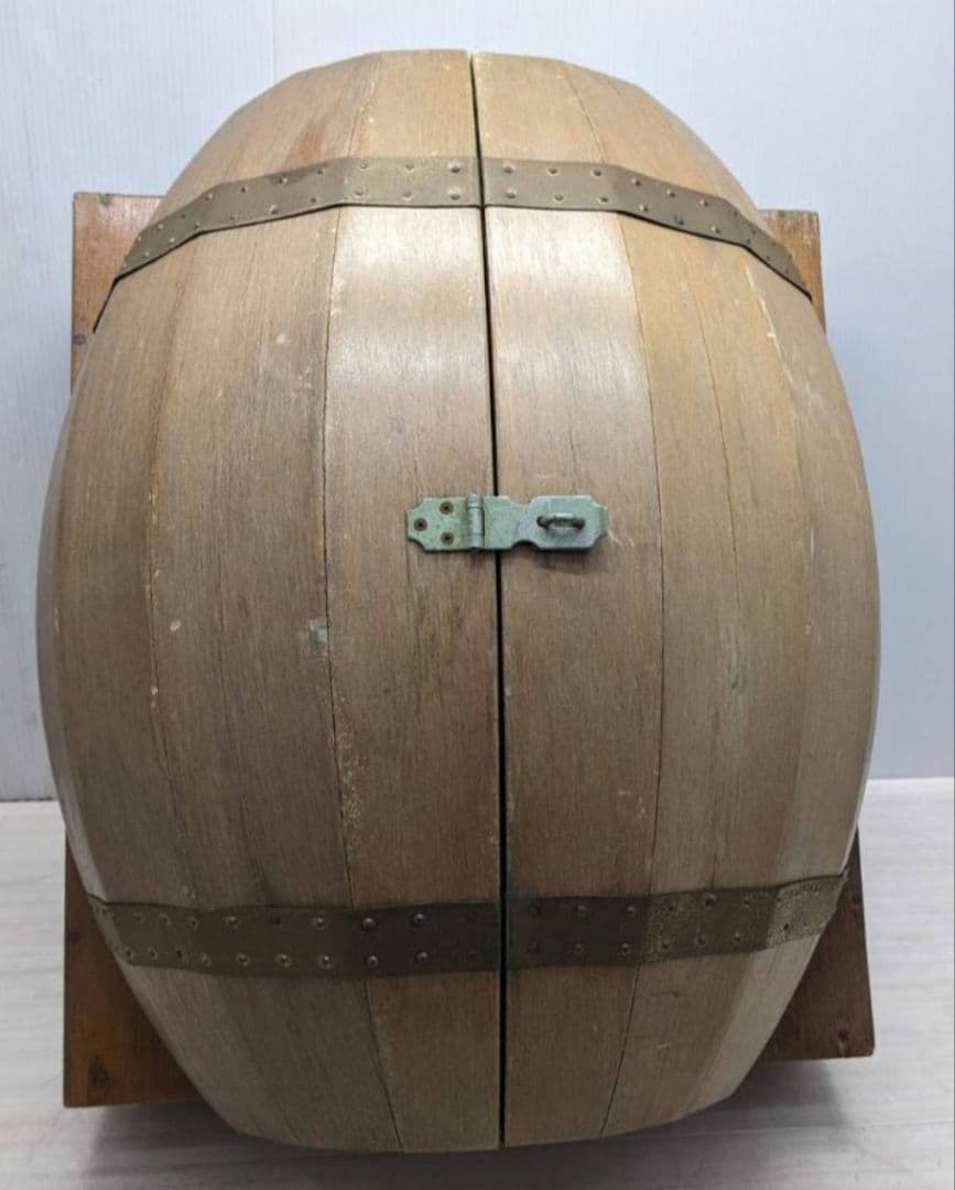 【GW特価】樽型 収納棚 キャビネット アンティーク レトロ ヴィンテージ