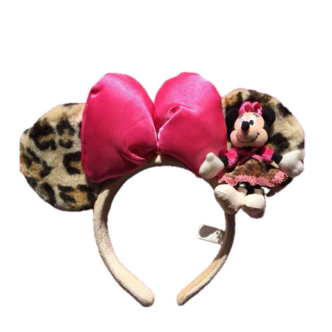 ミニー ヒョウ柄カチューシャ ディズニー 新品 レオパード S115378845