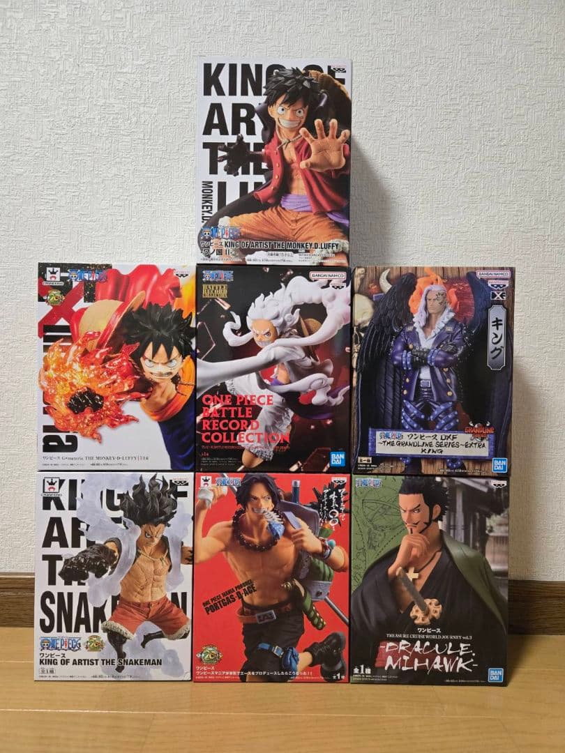 ワンピース フィギュアセット 7体 ONE PIECE - ワンピース フィギュア 7体セット まとめ売りの通販 by
