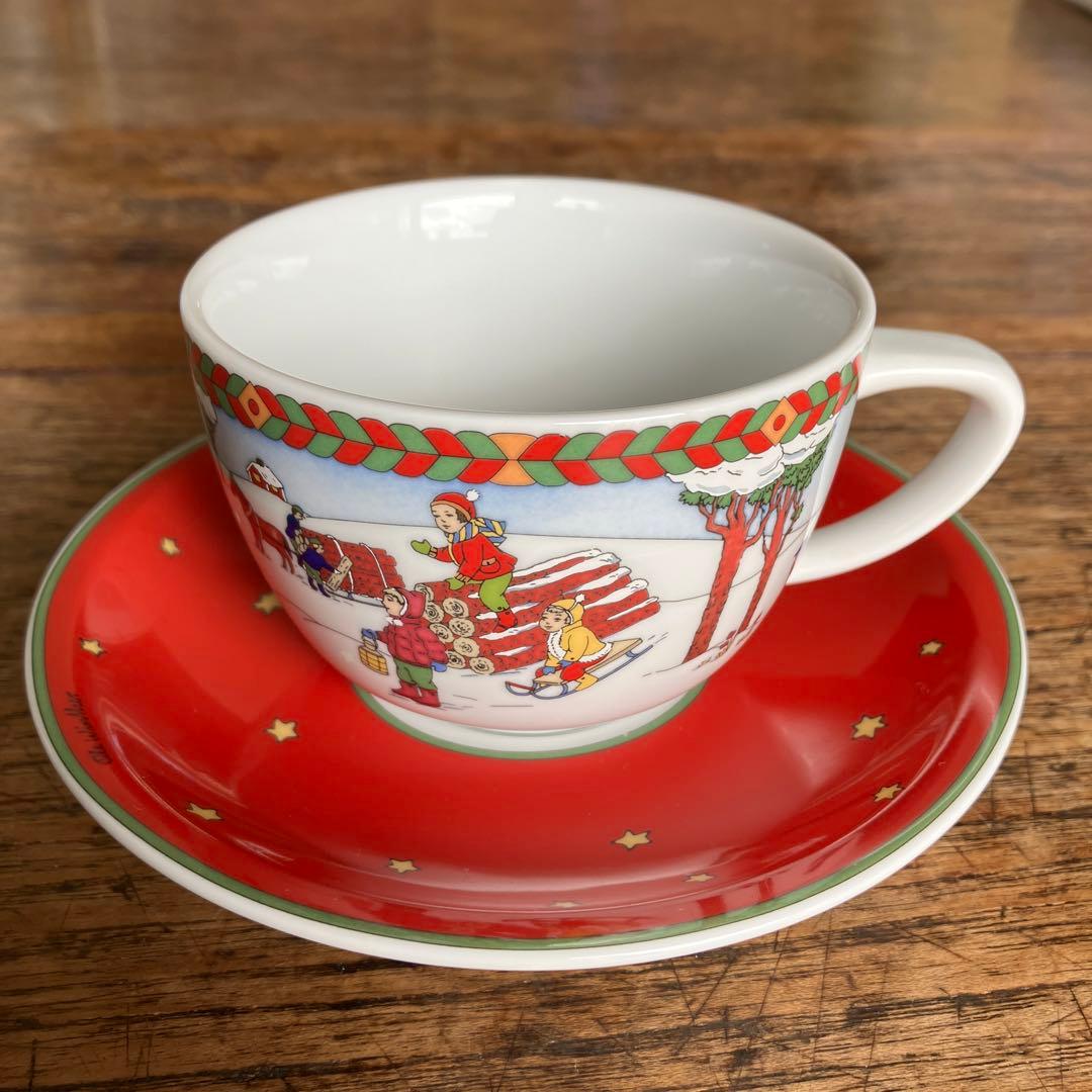 フッチェンロイター クリスマス柄 カップ＆ソーサー ドイツ - メルカリ