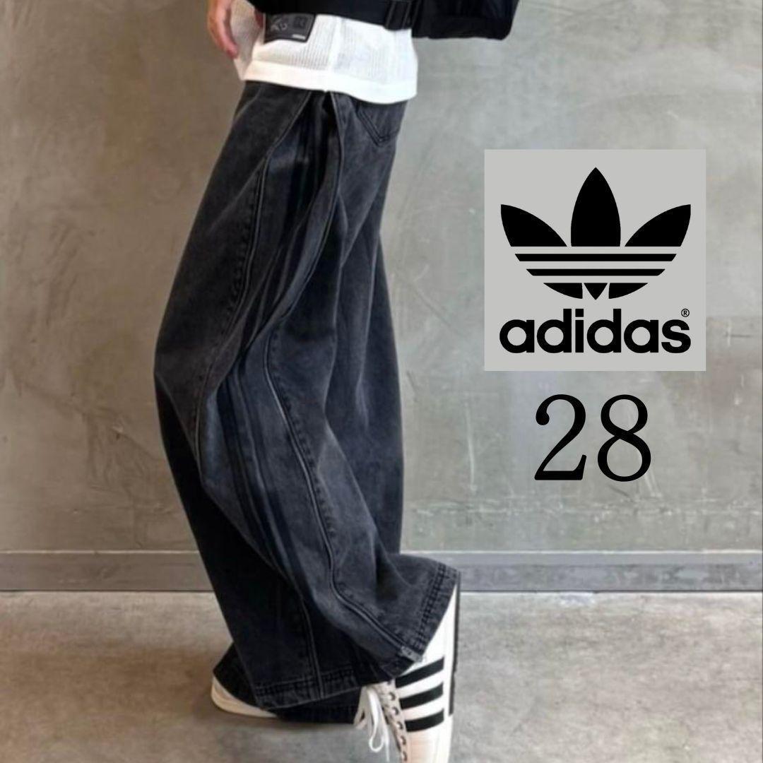 残り1点❗️完売✨ADILENIUMシーズンジップウォッシュドデニムパンツ 28