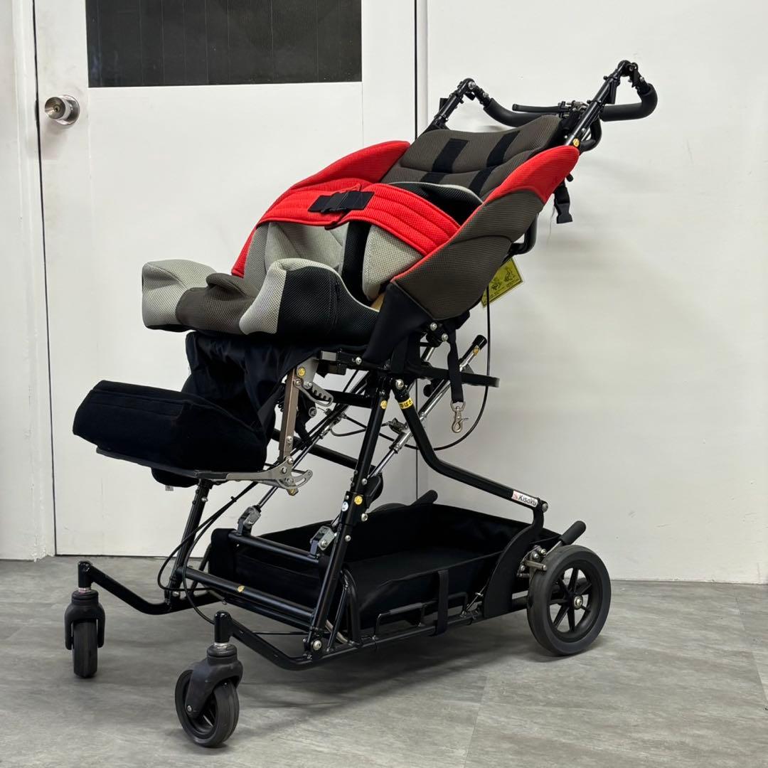 ◇きさく工房 ティルト式 バギー 車椅子 子供用 障害児用 リクライニング 札幌