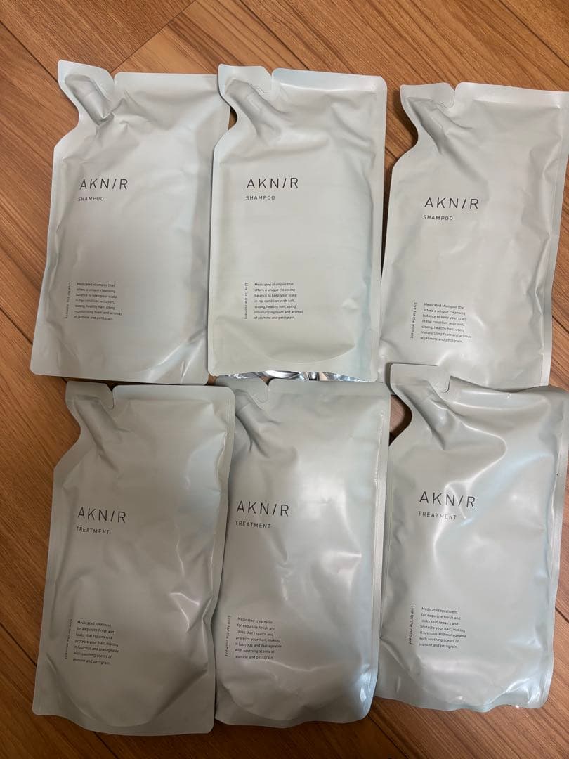 【新品未開封】AKNIR 薬用シャンプー・トリートメント詰替用