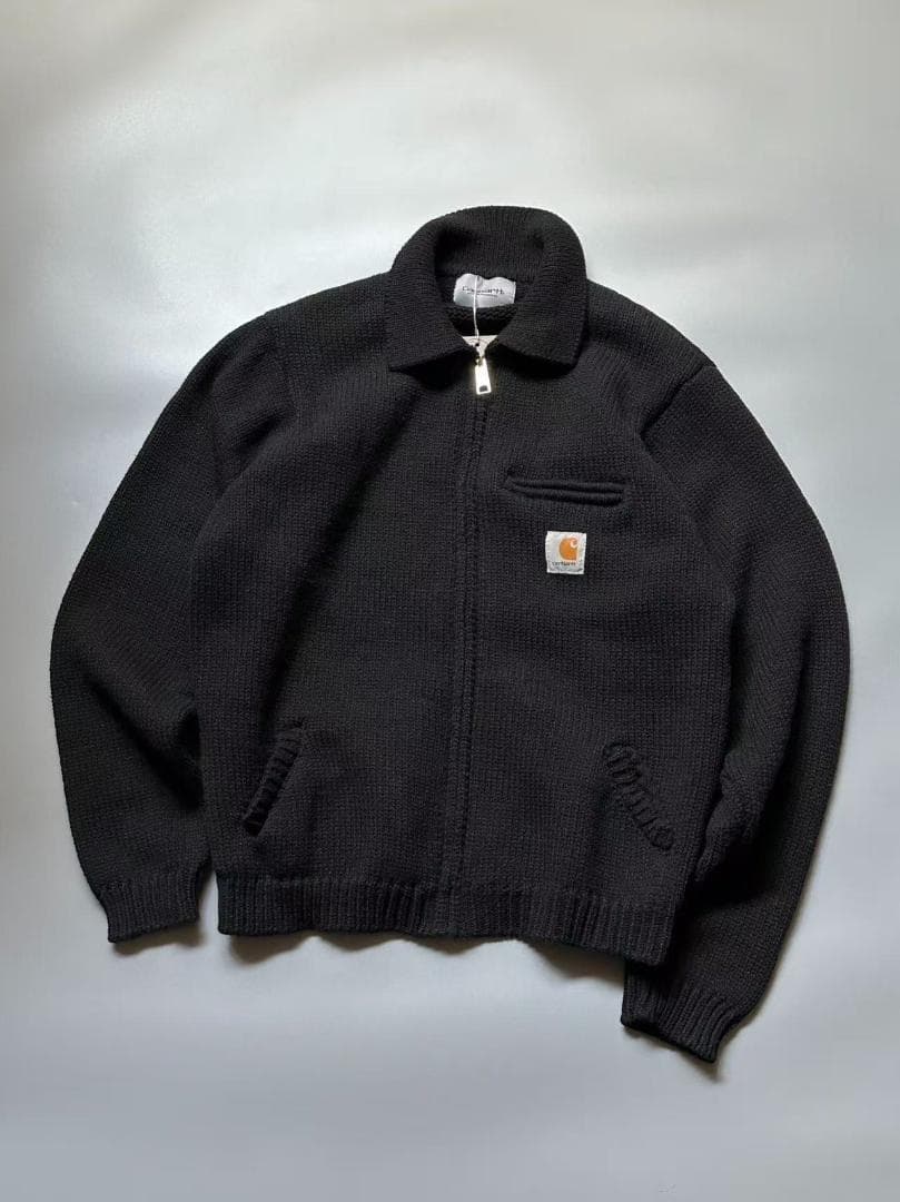 Carhartt デトロイトニット黒 ジャケットM