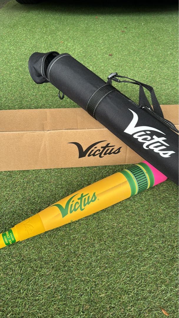 Victus 軟式バット イエロー ピンク Victus（ビクタス） 【即日発送可】Victus VJJSBBYPJ ジュニア軟式用