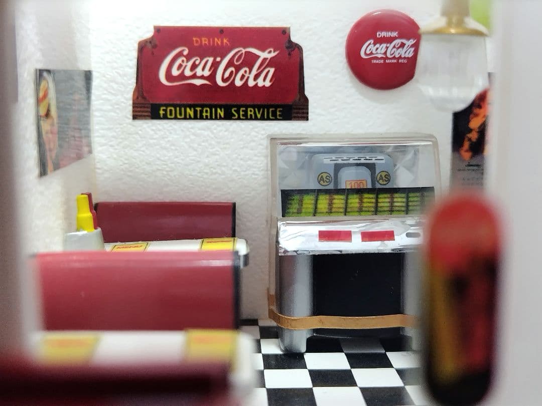 ✿逸品】ダンバリーミント コカコーラショップ 50'ダイナー ジオラマ