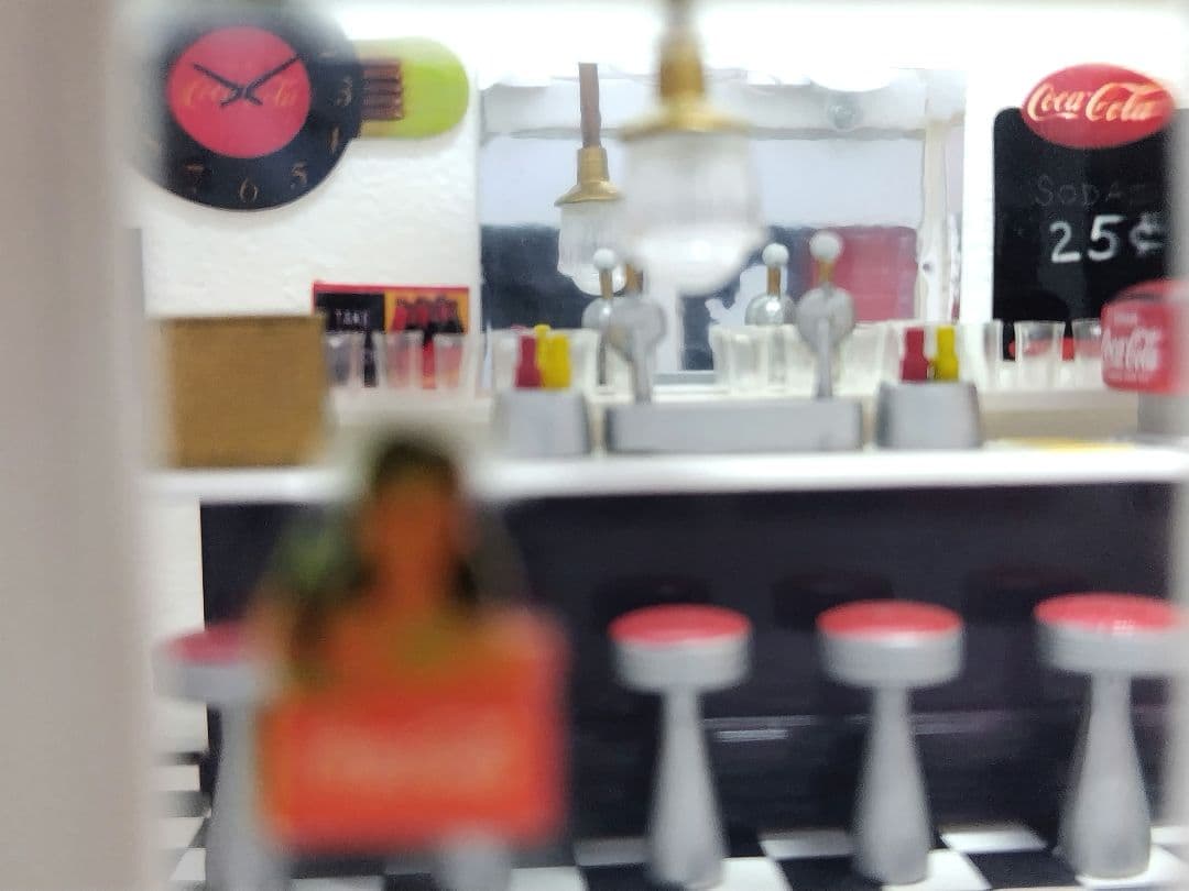 ✿逸品】ダンバリーミント コカコーラショップ 50'ダイナー ジオラマ
