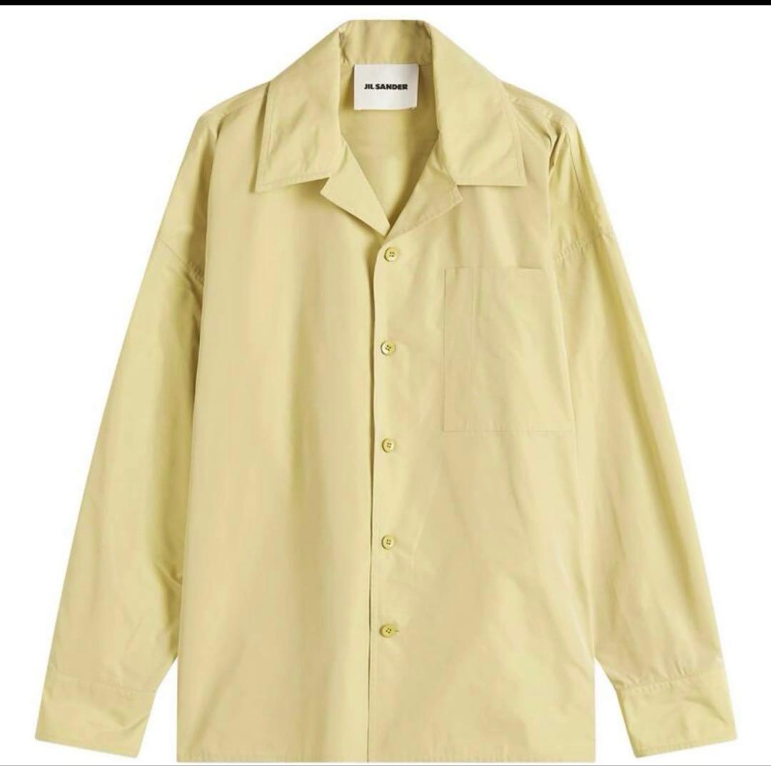 d*e様 jil sander 25ss シャツ 中古・古着通販】JIL SANDER (ジルサンダー) 25SS SERGE ZIP UP SHIRT