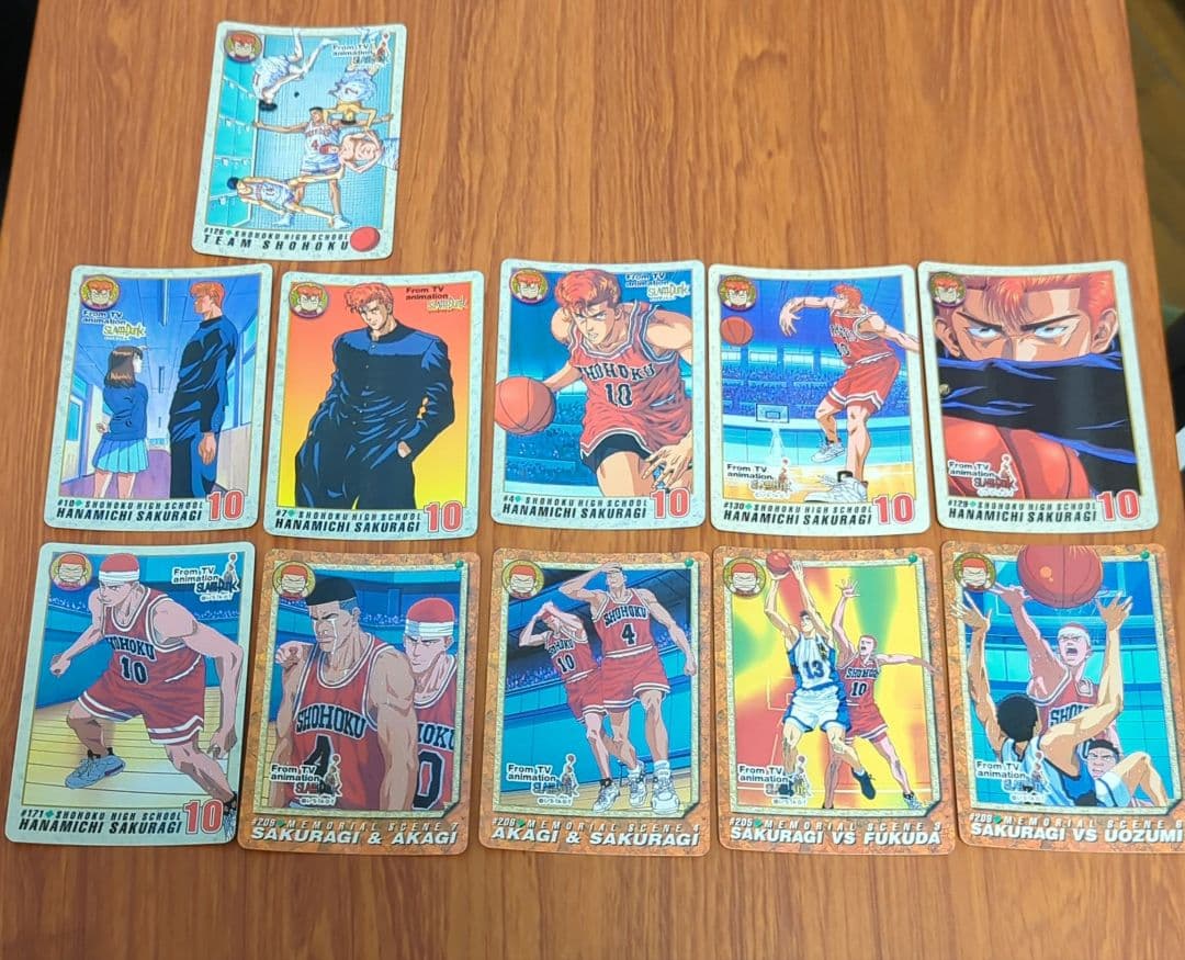 スラムダンク カードダス キラ8枚含む 合計約90枚セット まとめ売り