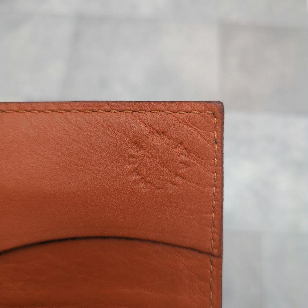 極美品✨フェリージ 長財布 コロコロ クロコ型押し レザー紺 定価86900