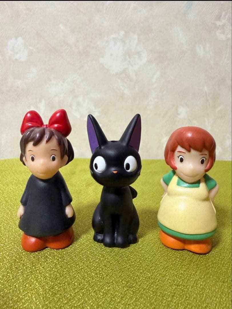 ジブリ 魔女の宅急便 フィギュア 指人形3体セット キキ ジジ おその
