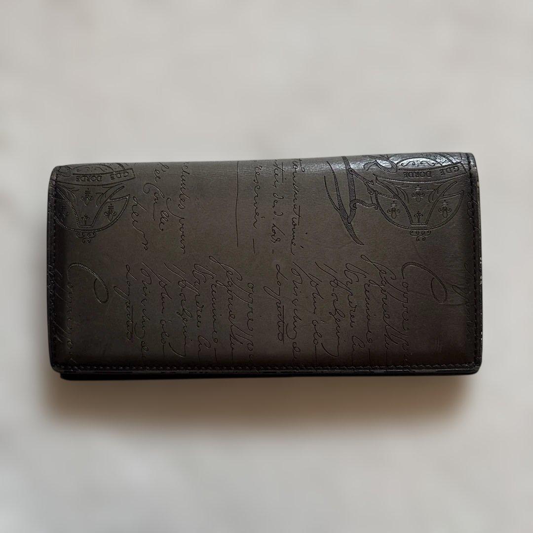 美品✨ベルルッティ Berluti ロングウォレット 長財布 カリグラフィー
