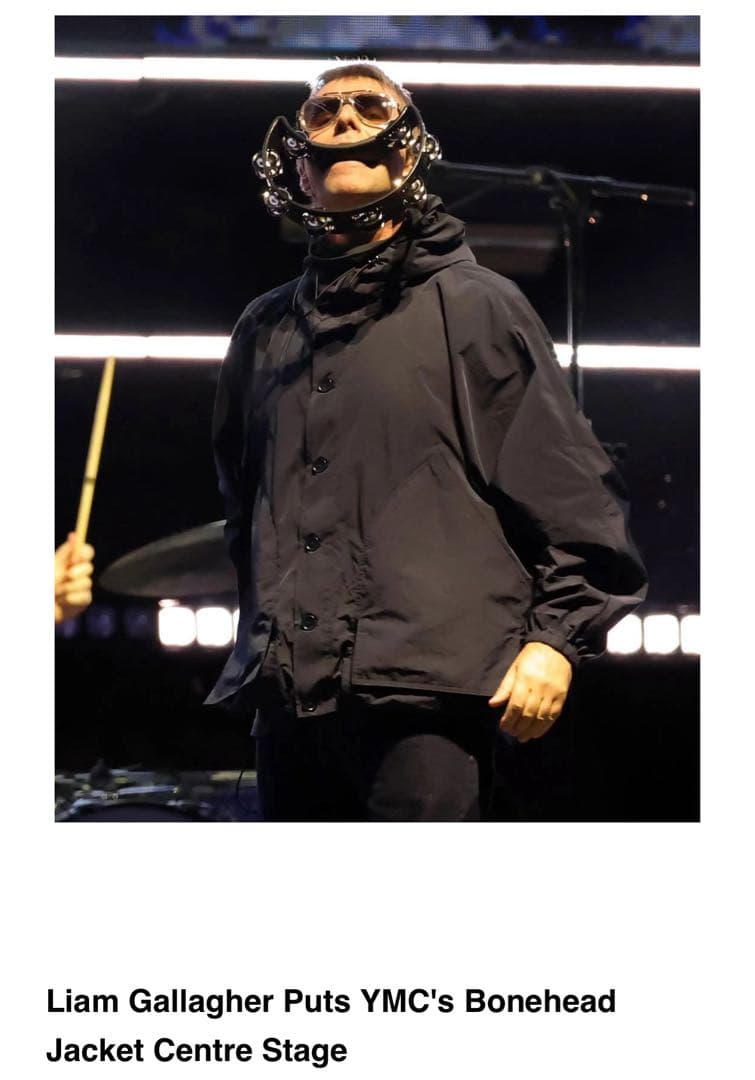 リアム着用 YMC Bonehead Jacket Black M - メルカリ