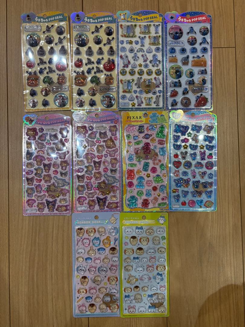 ボンボンドロップシール　うるちゅるポップシール　プチドロップステッカー　まとめ