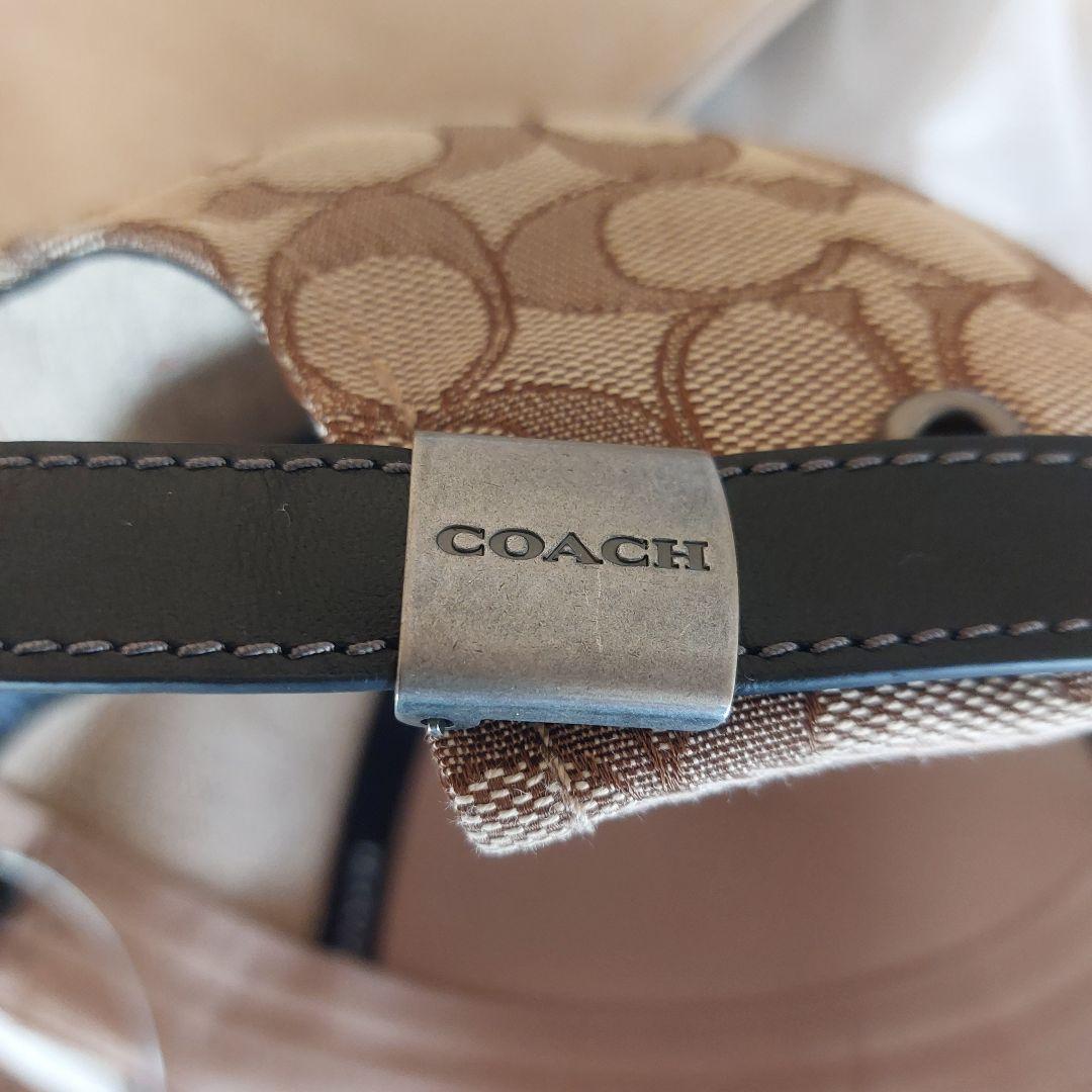 coach コーチ キャップ シグネチャージャカードベースボールハット カーキ