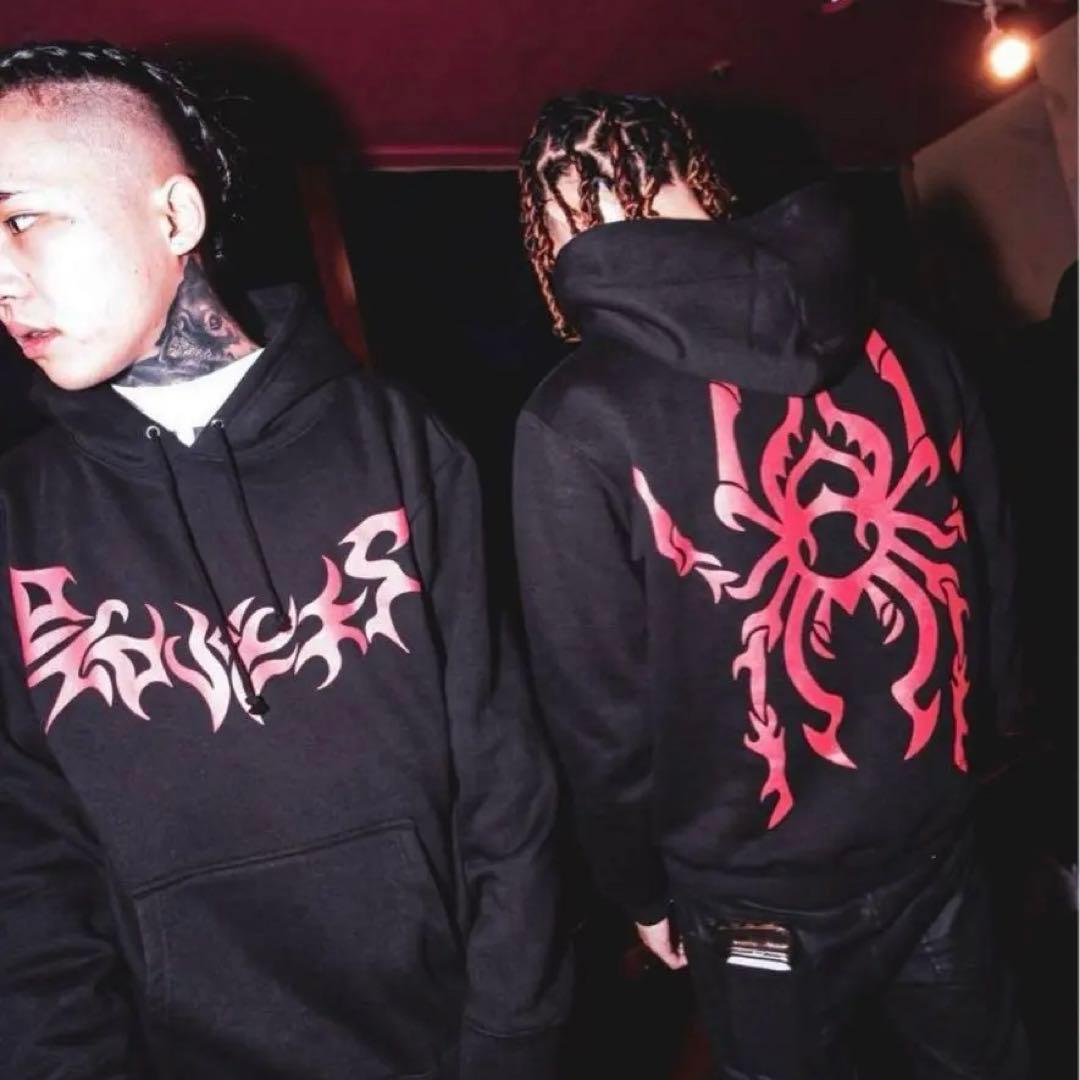 値下げ】endless made パーカー - メルカリ