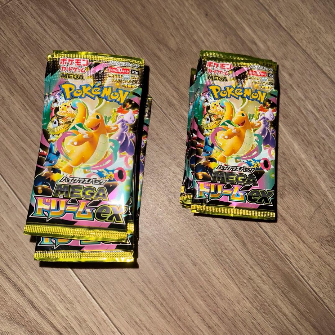 ポケモンカード MEGAドリームex 30パック サーチ済み 新品未開封