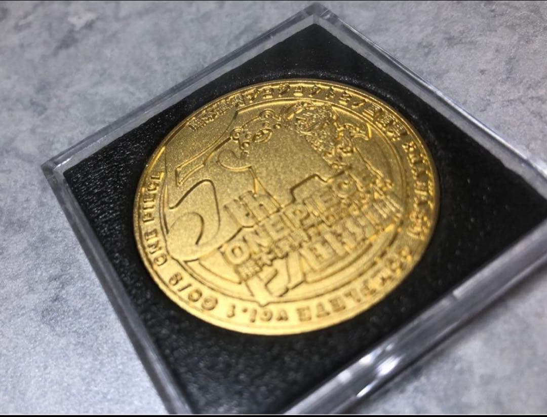 激レア非売品】ワンピース メダル 熊本復興 金 ゴールド 限定品 くまもん