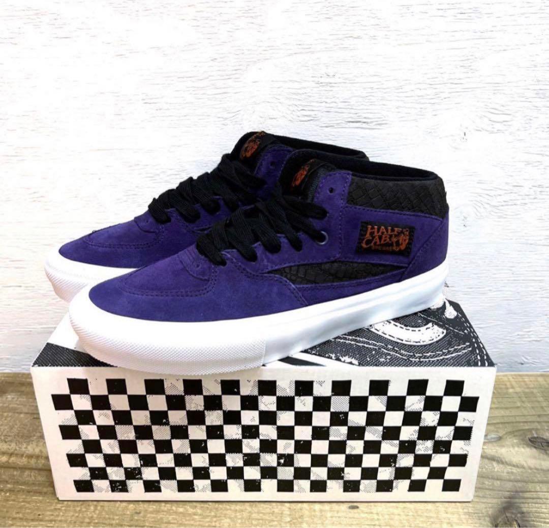 新品 28cm VANS HALF CAB 海外正規品スエード