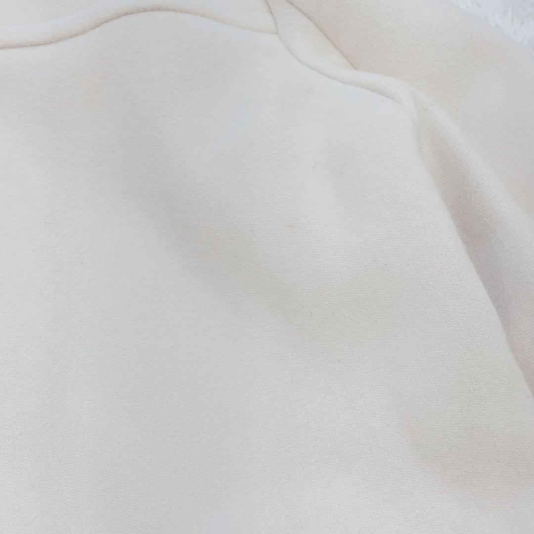 大人可愛い JUSGLITTY フォックスファー コート 金具 レザー フード付