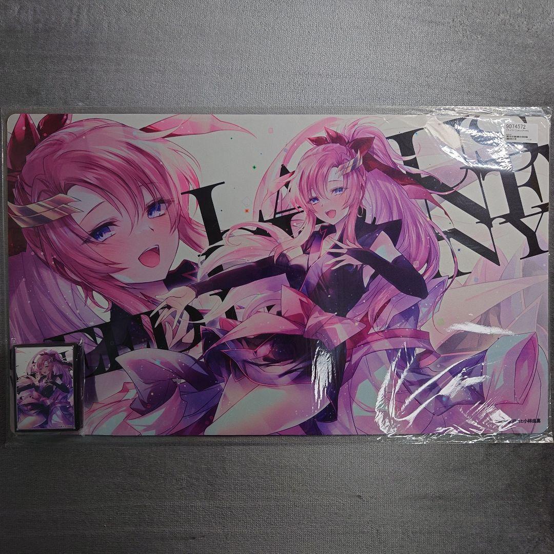 α2 ガンダムSEED 艦長服&白背景 ラクス・クライン スリーブ&プレイマット