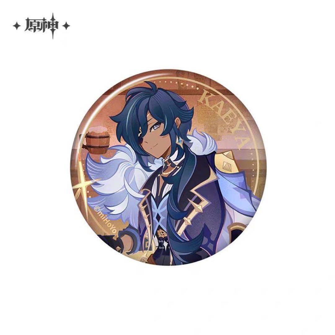 公式正規品 原神 ガイア 缶バッジ 七聖召喚 バッチ - メルカリ