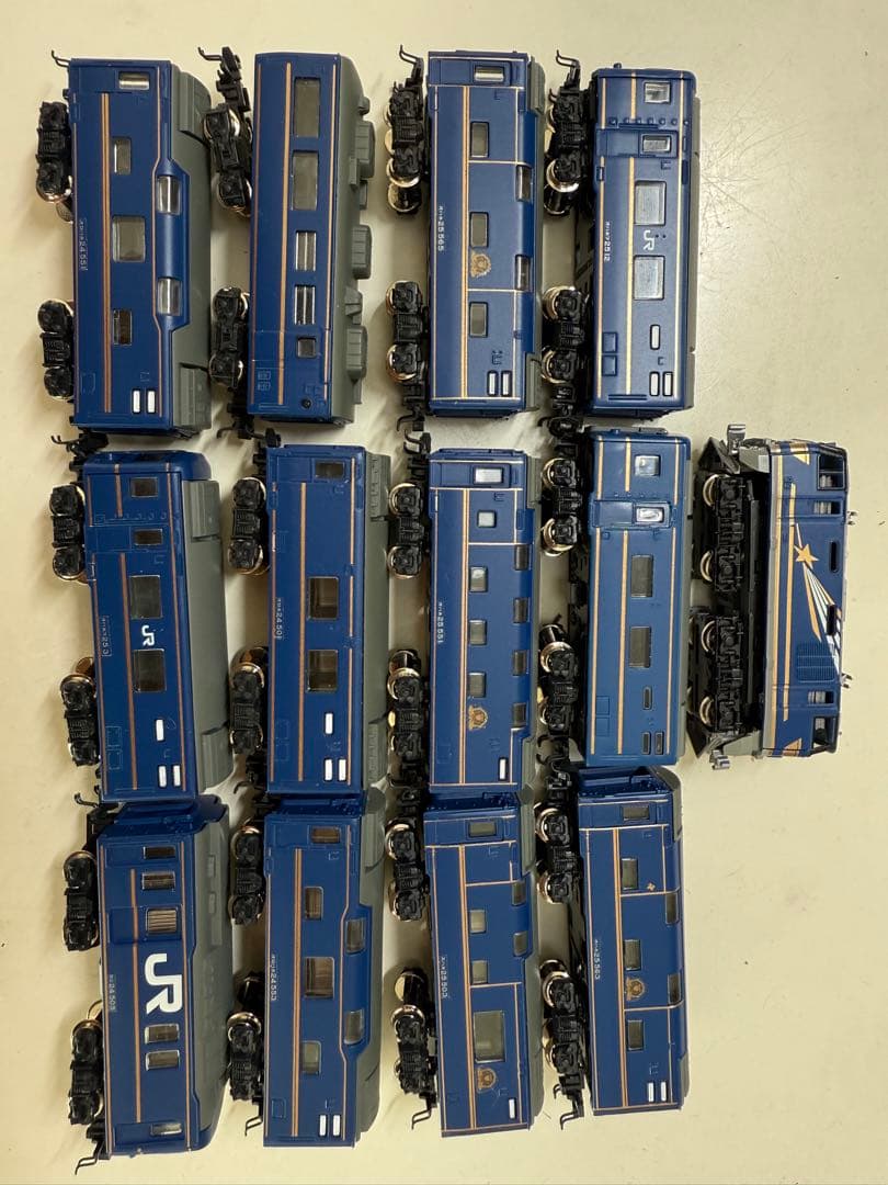 加工多数】Bトレ EF510-500＋24系北斗星12両（N化済・2M付）