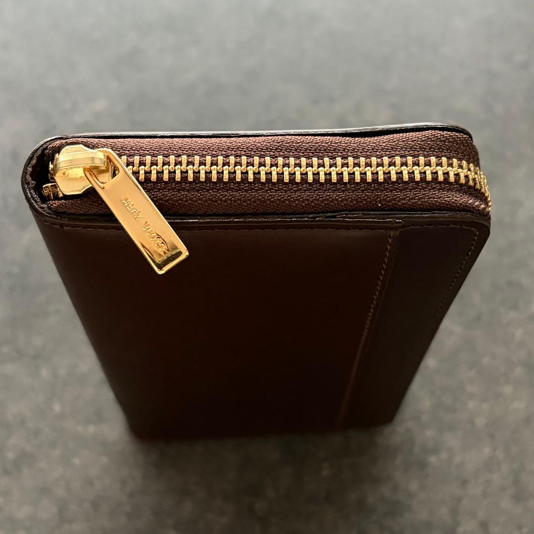 Mark Boots×BRIT HOUSE コードバン革 長財布 茶/エンジ - メルカリ