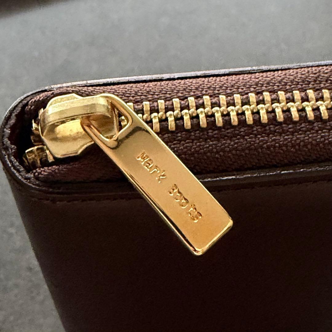 Mark Boots×BRIT HOUSE コードバン革 長財布 茶/エンジ - メルカリ