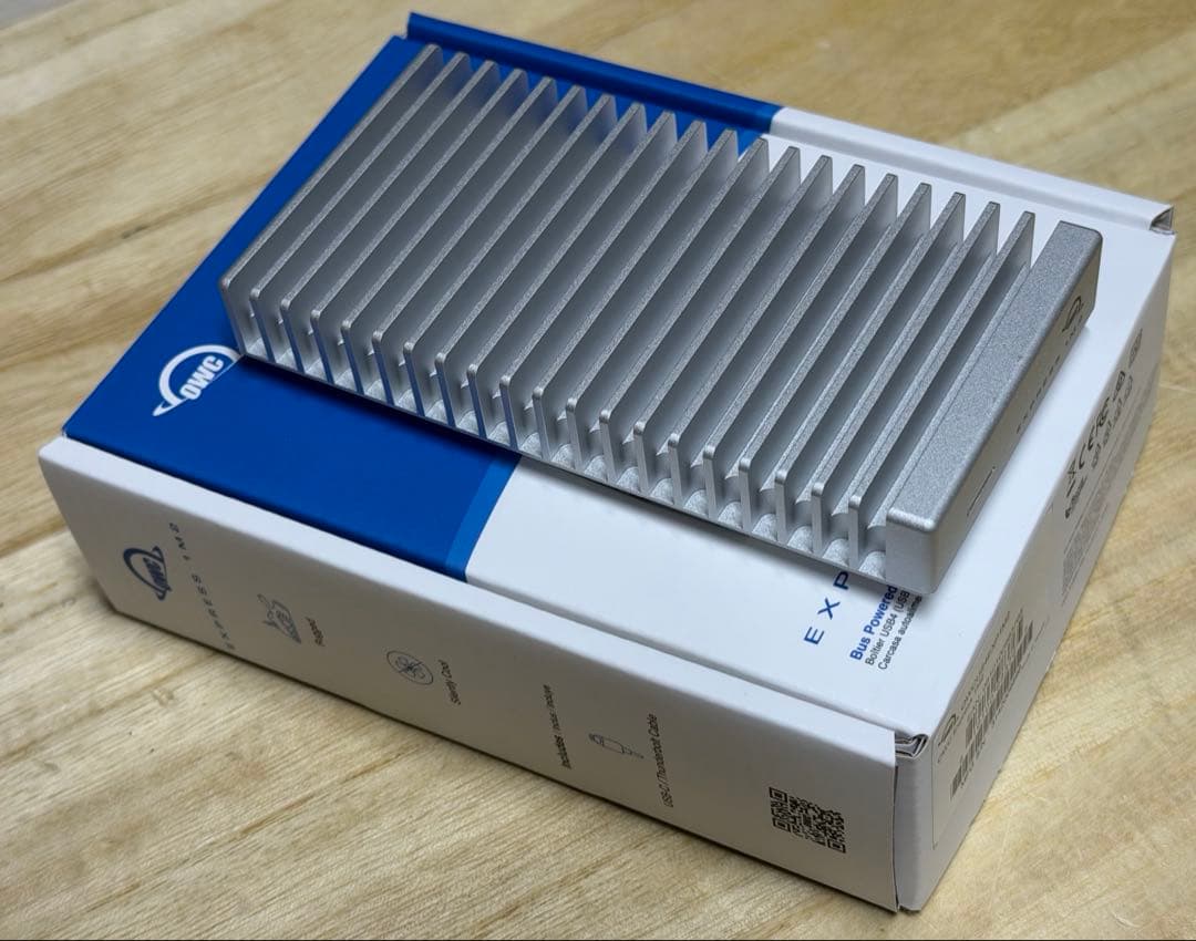 外付けハードディスク・ドライブ OWC(USB-C)40Gbps Express 1M2 OWC Express 1M2 : Macユーザー必見の超高速ポータブルSSD｜Mac専門店