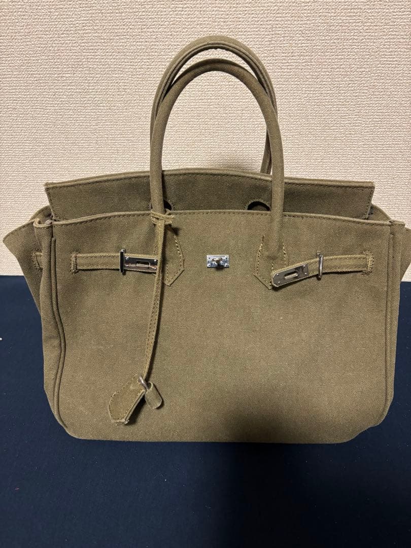 ハンドメイド　リメイク　トートバッグ　ミリタリー　トラベルバッグ