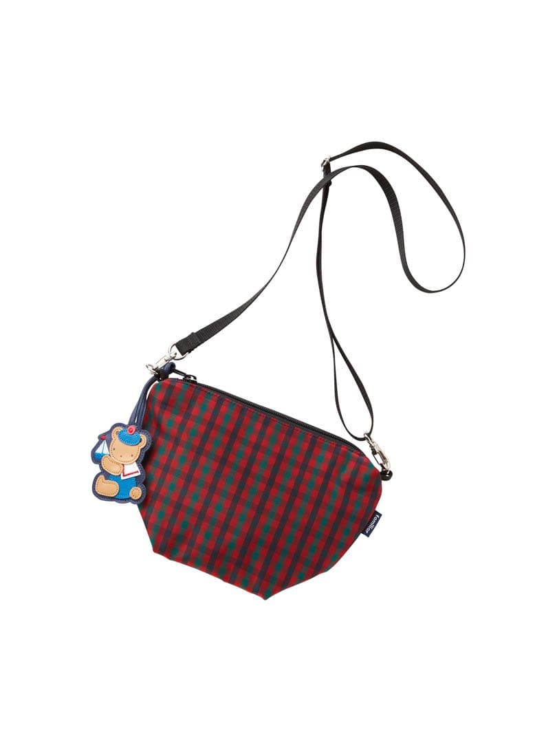 familiar船形ポシェット　赤