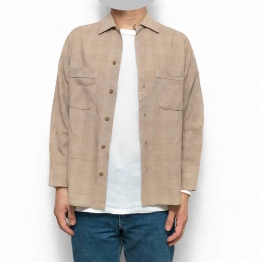 50s 60s Sportsman オープンカラー レーヨン ビンテージ シャツ - メルカリ