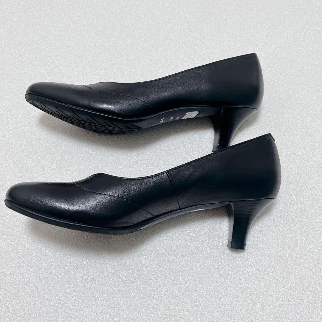 REGALリーガルプラチナム レザーパンプス 本革 黒 23.5cm - メルカリ