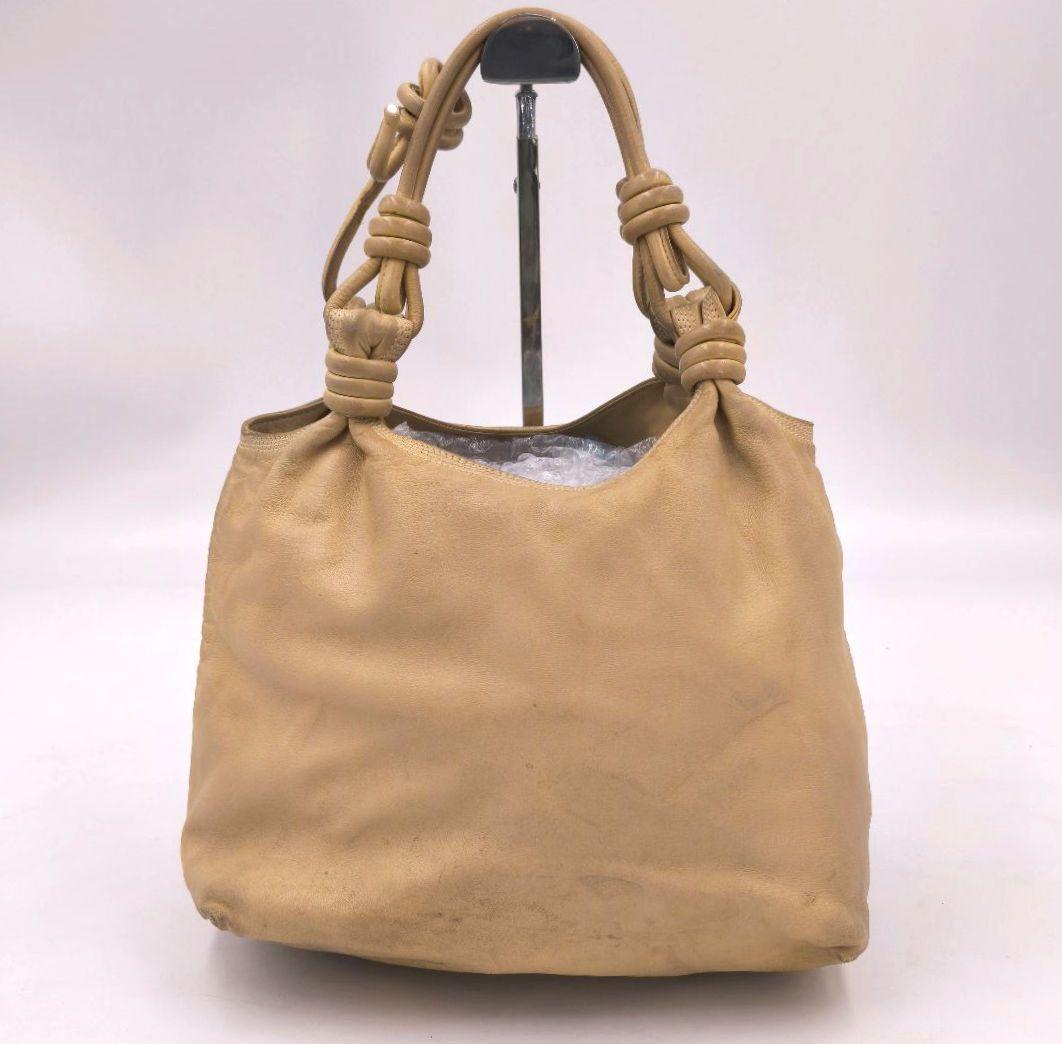 高級◎】ロエベ ハンドバッグ アナグラム 本革 ノットハンドル