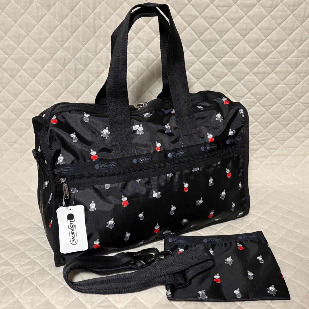 レスポートサック　ムーミン　リトルミイ　ミディアムボストン　キャリーオンバッグ