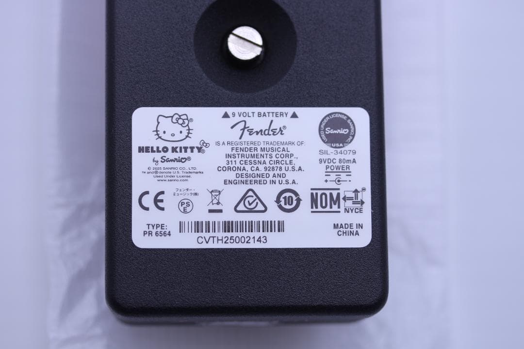 Fender Hello Kitty Fuzz エフェクター 黒 キティ◇ - メルカリ