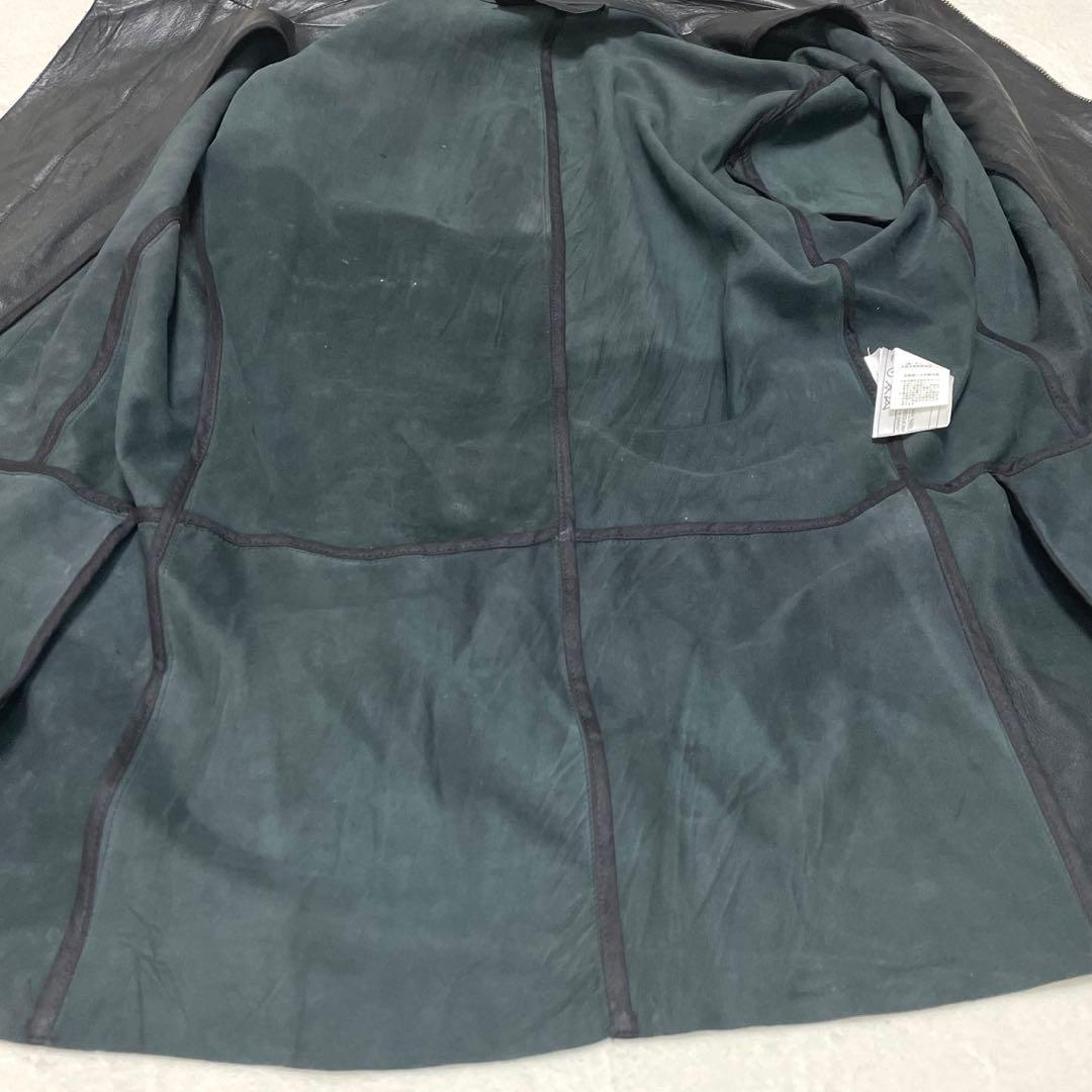 ERMANNO SCERVINO レザージャケット 50 L 黒 本革 - メルカリ